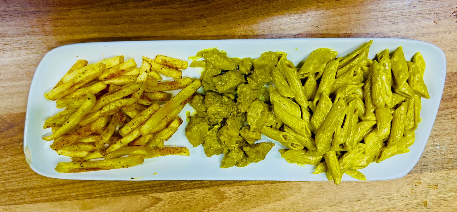 Kremalı Tavuklu Makarna